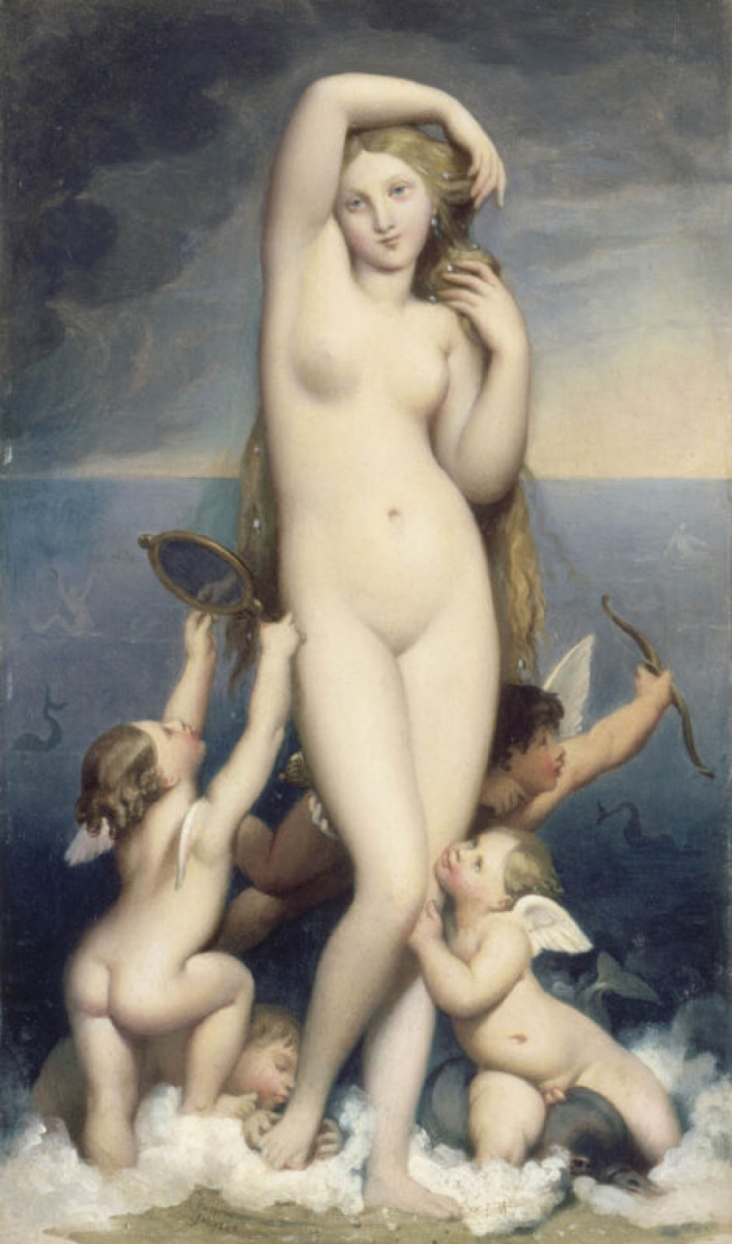 Tres vértebras. En las mujeres a la espalda en los cuadros de Ingres