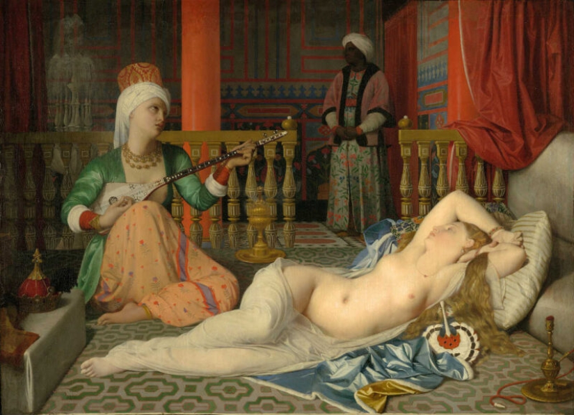 Tres vértebras. En las mujeres a la espalda en los cuadros de Ingres