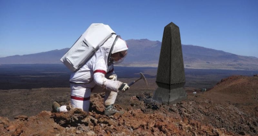 Un funeral marciano, o cómo se verán los cementerios en el Planeta Rojo