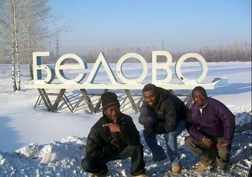 Un momento de humor negro, o la Simple vida cotidiana de los Africanos en Rusia