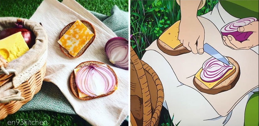 Una gran idea de cómo alimentar a un niño caprichoso: una mujer japonesa cocina platos de dibujos animados de Miyazaki