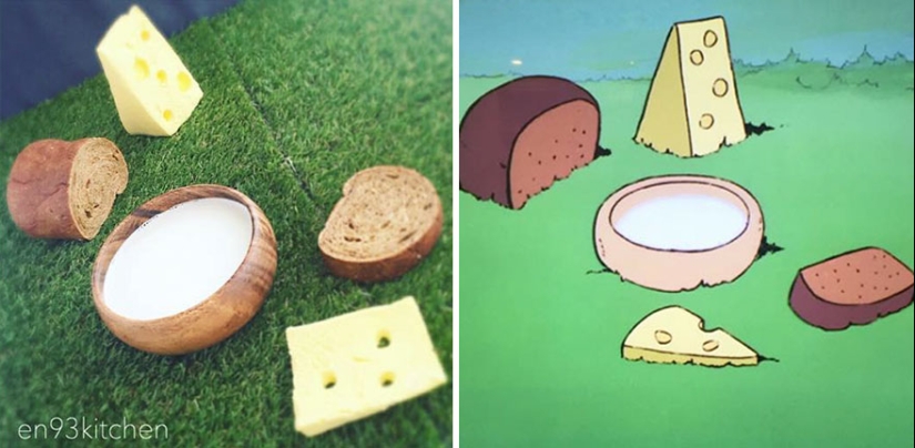 Una gran idea de cómo alimentar a un niño caprichoso: una mujer japonesa cocina platos de dibujos animados de Miyazaki