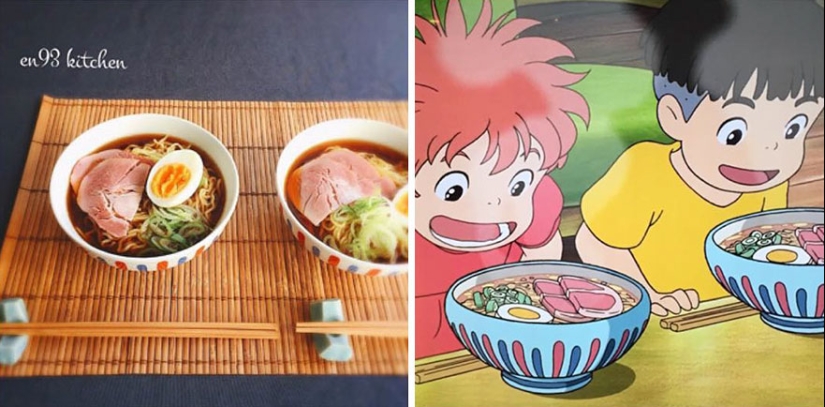 Una gran idea de cómo alimentar a un niño caprichoso: una mujer japonesa cocina platos de dibujos animados de Miyazaki