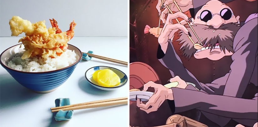 Una gran idea de cómo alimentar a un niño caprichoso: una mujer japonesa cocina platos de dibujos animados de Miyazaki