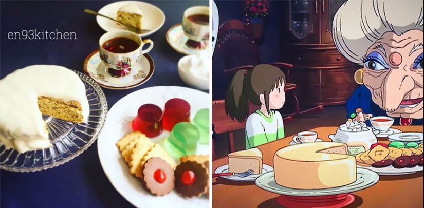 Una gran idea de cómo alimentar a un niño caprichoso: una mujer japonesa cocina platos de dibujos animados de Miyazaki