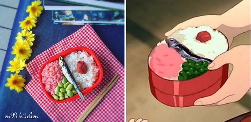 Una gran idea de cómo alimentar a un niño caprichoso: una mujer japonesa cocina platos de dibujos animados de Miyazaki