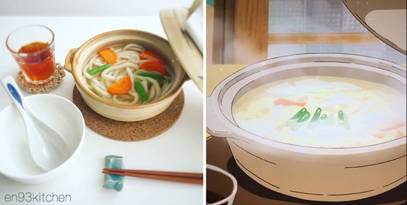 Una gran idea de cómo alimentar a un niño caprichoso: una mujer japonesa cocina platos de dibujos animados de Miyazaki