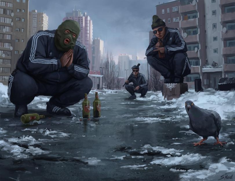 Unbearable clarity of being: gopnik and how they are seen by modern artists and illustrators