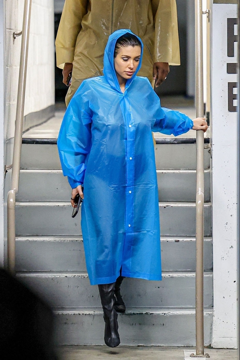 “Unbelievable, She’s Smiling”: Bianca Censori Dons Raincoat But Little Else With Husband Kanye