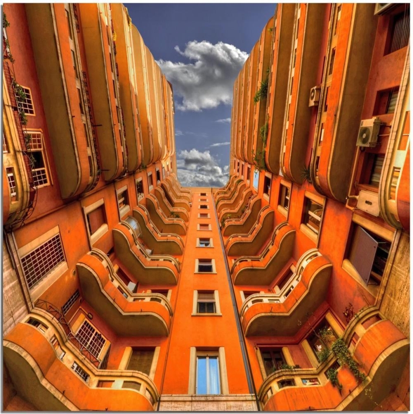 Under your feet, above your head - Dizzying buildings by Stefano Scarselli