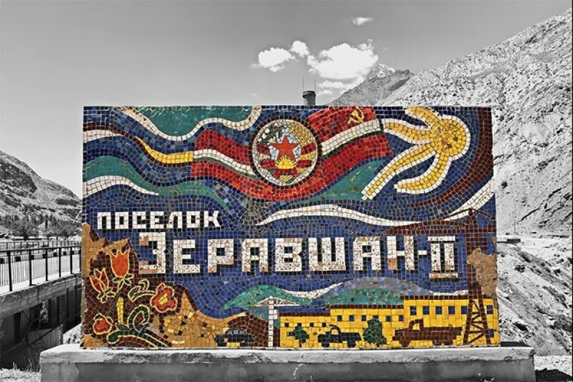 Unique mosaics, preserved from the times of the Soviet Union