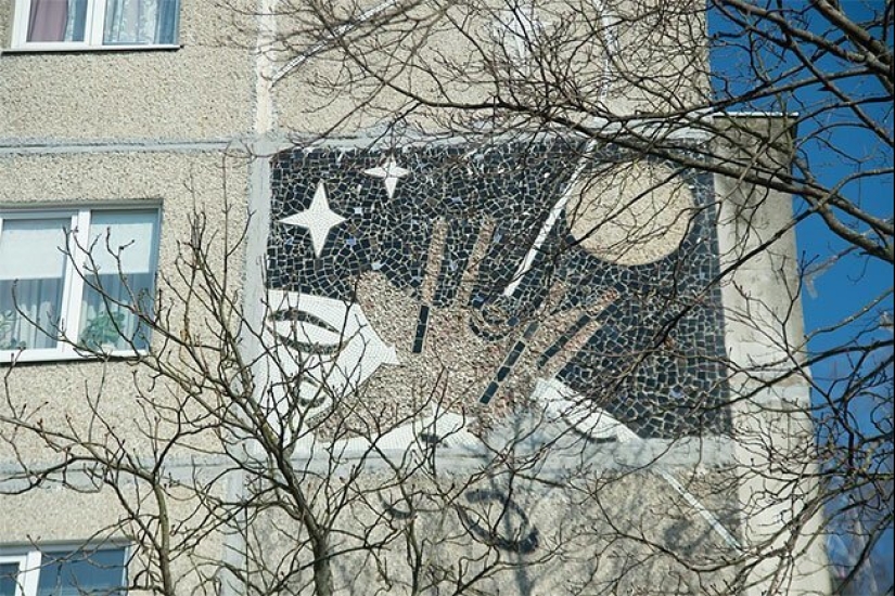 Unique mosaics, preserved from the times of the Soviet Union