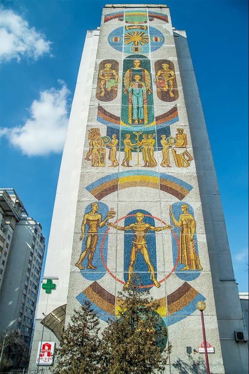 Unique mosaics, preserved from the times of the Soviet Union