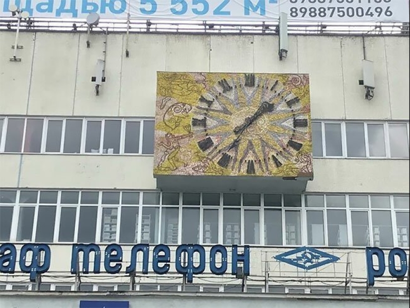 Unique mosaics, preserved from the times of the Soviet Union