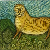 Unique paintings of Morris Hirshfield, who began drawing out of boredom at 65