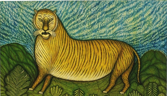 Unique paintings of Morris Hirshfield, who began drawing out of boredom at 65