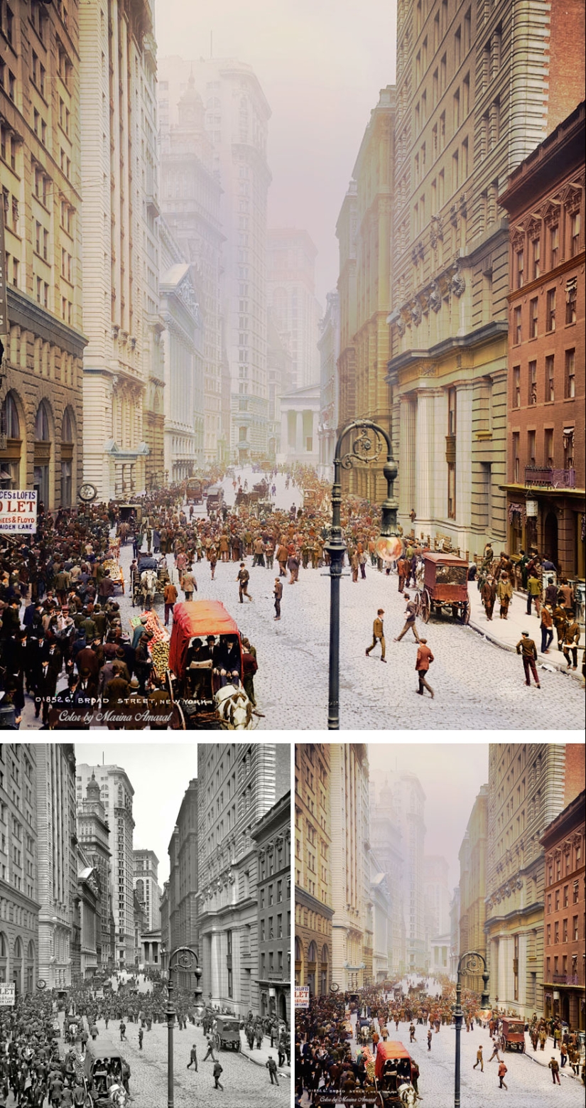 Unknown past, how color enlivens historical photos