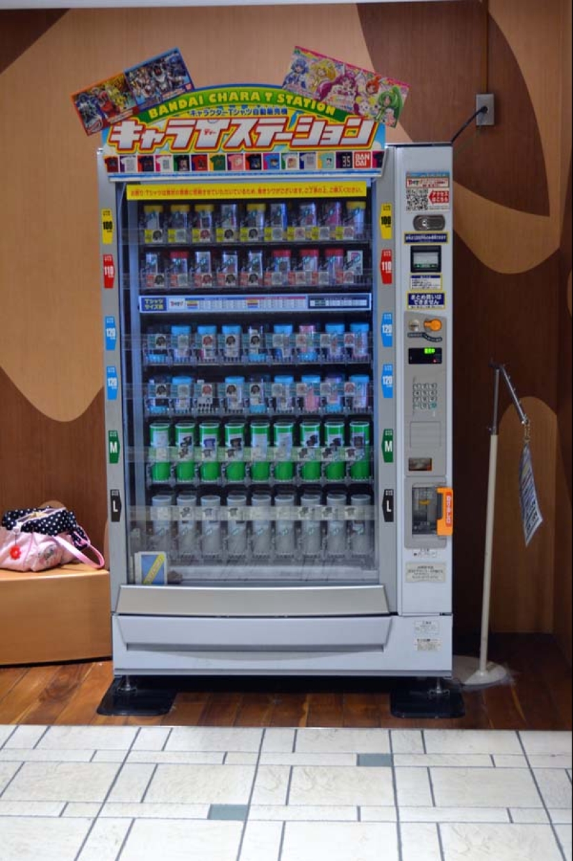 Vending machines in Japan