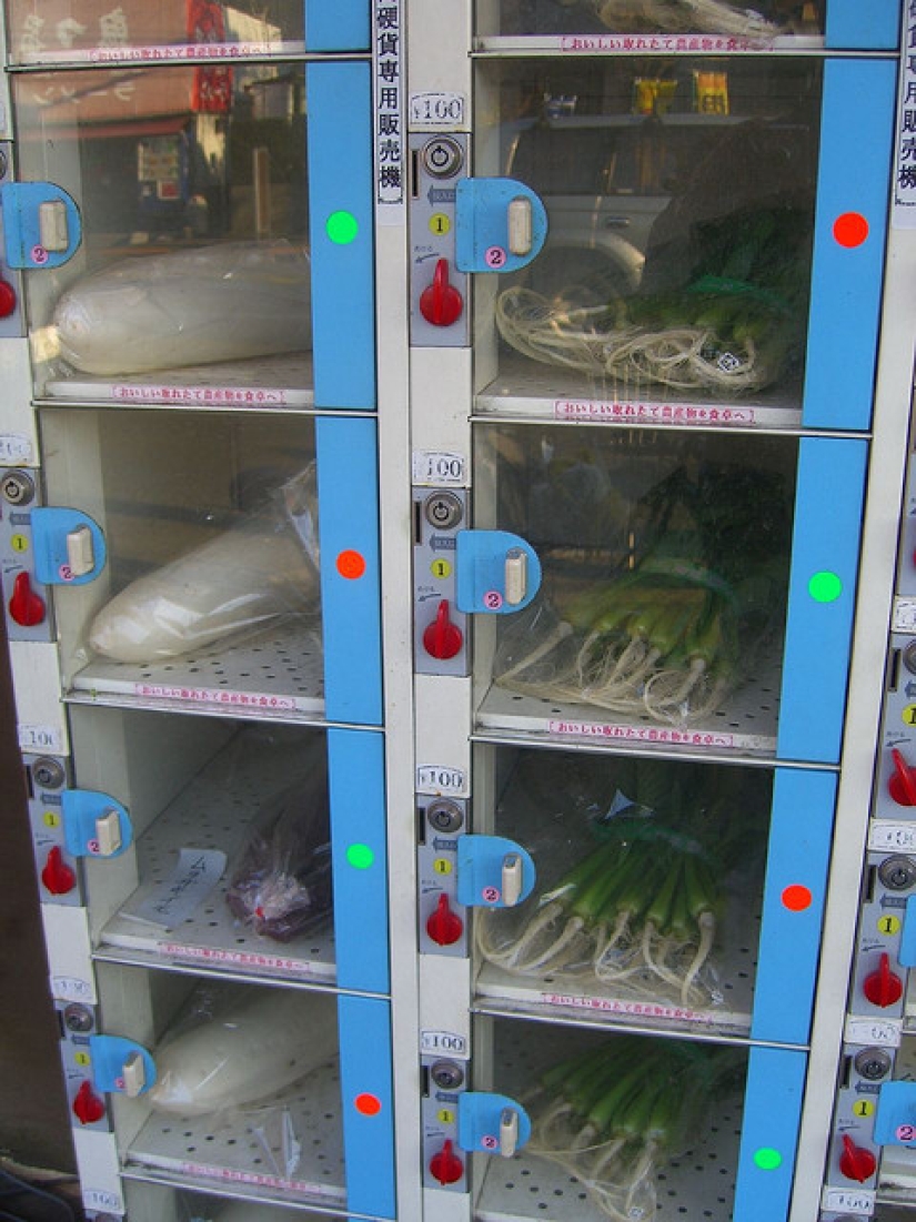 Vending machines in Japan