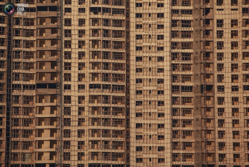 Vidas de hormigueros: Edificios residenciales de Mumbai