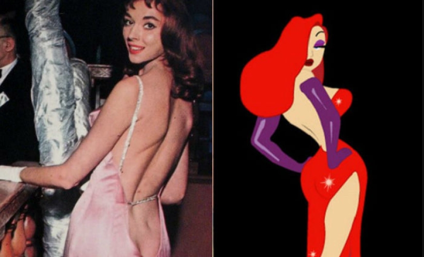 Vikki Dugan is a model nicknamed the Back, who became the prototype of the seductive Jessica Rabbit