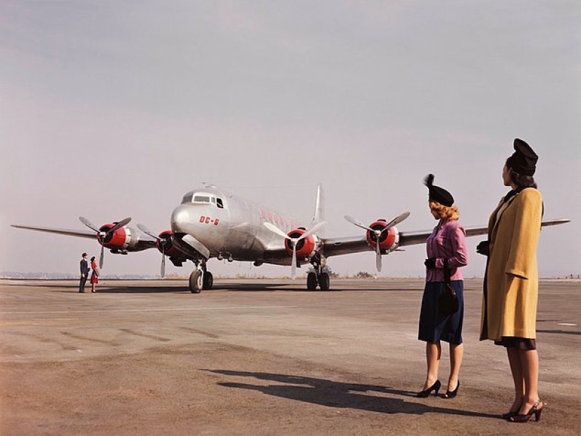 Vintage luxury: as passenger flights looked in the 50s