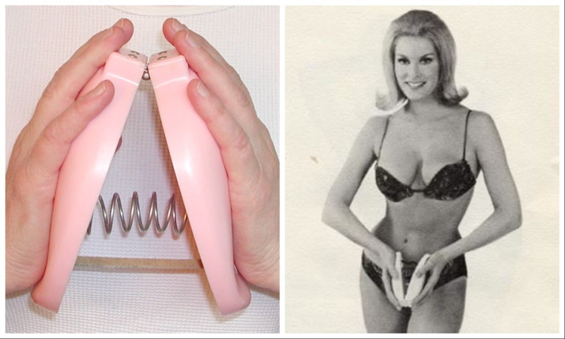 Vintage miracle device for breast augmentation, the effect of which was believed by hundreds of thousands of women