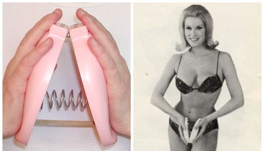 Vintage miracle device for breast augmentation, the effect of which was believed by hundreds of thousands of women