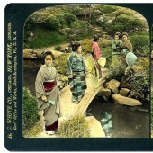 Vintage pictures of Japan in color and 3D