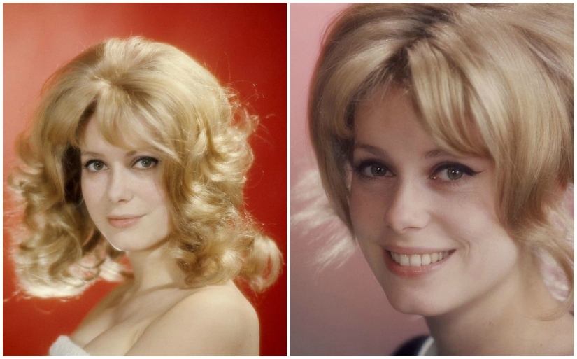 Vintage portraits of a young Catherine Deneuve