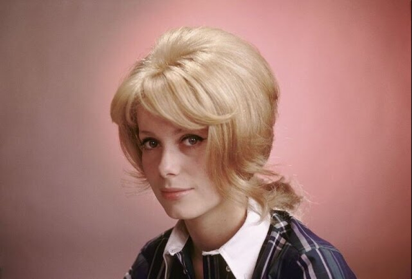 Vintage portraits of a young Catherine Deneuve