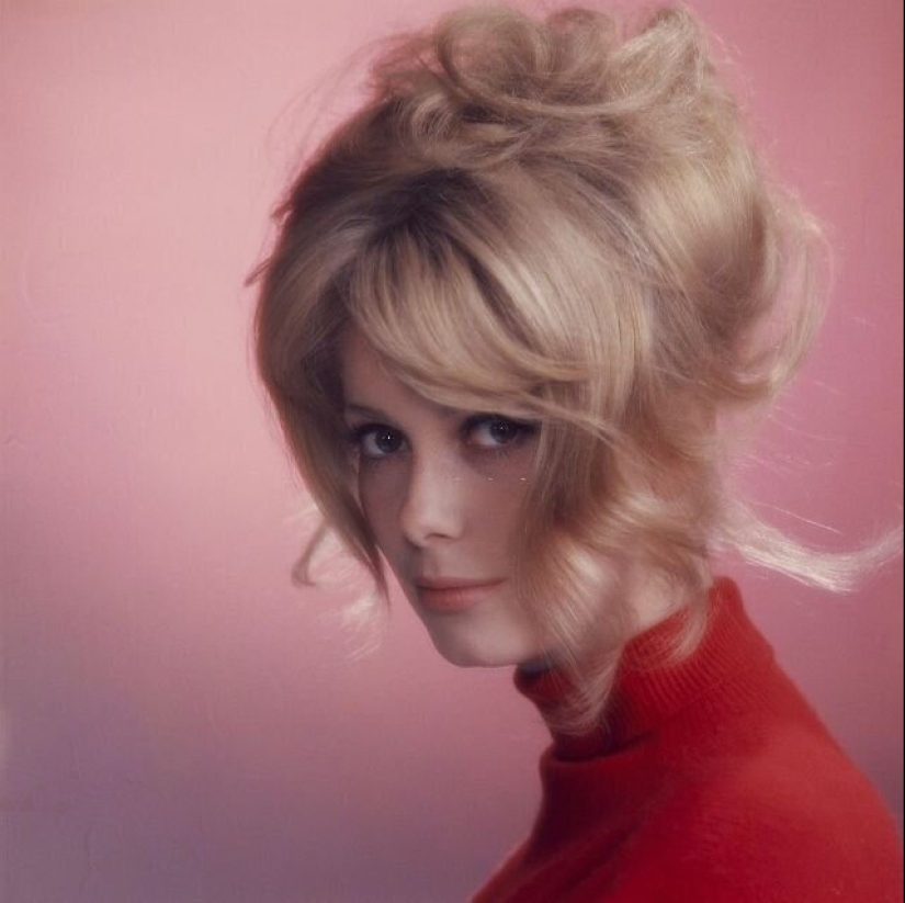 Vintage portraits of a young Catherine Deneuve