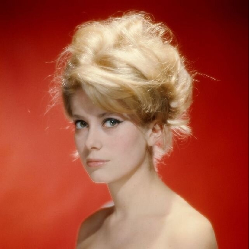 Vintage portraits of a young Catherine Deneuve