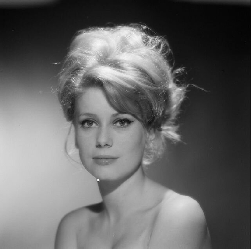 Vintage portraits of a young Catherine Deneuve