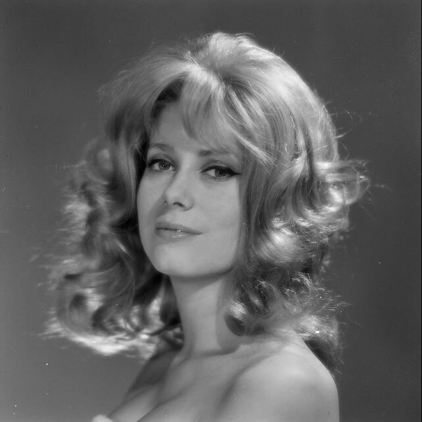 Vintage portraits of a young Catherine Deneuve