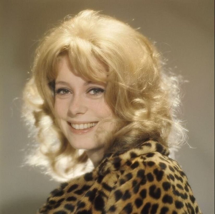 Vintage retratos de una joven Catherine Deneuve