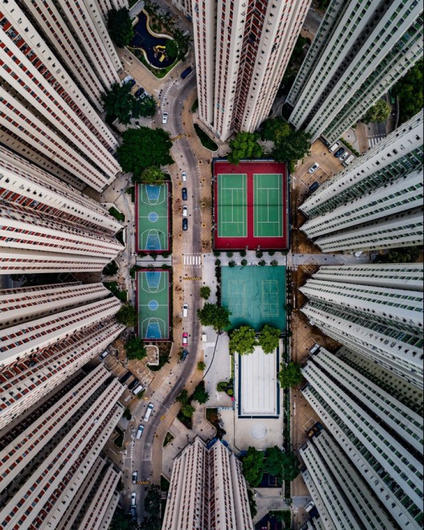 Vista desde arriba: impresionantes fotografías aéreas de los hermanos Andrews, en el proyecto de Resumen Aérea de Arte