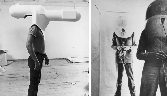 VR helmet from the 60s: Walter Pichler's futuristic concepts