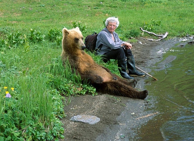 We learn to relax like bears