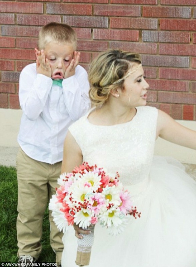 Wedding photos that make it really bitter