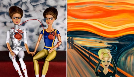 What Barbie dolls would look like in classic paintings