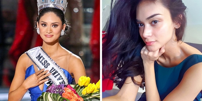 What beauty queens look like on the red carpet and in real life