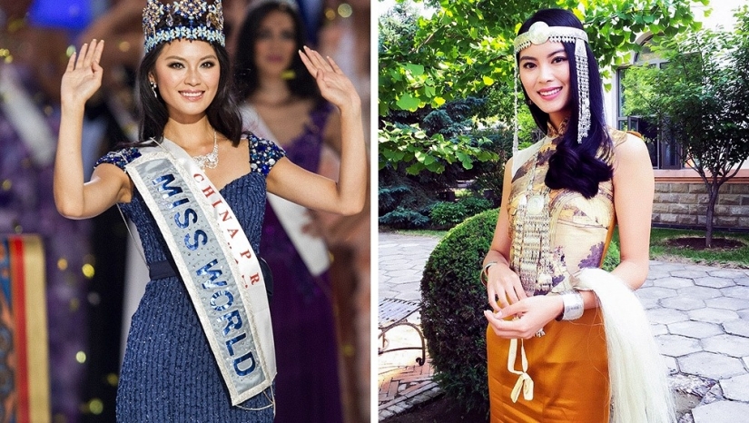 What beauty queens look like on the red carpet and in real life