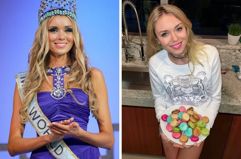 What beauty queens look like on the red carpet and in real life