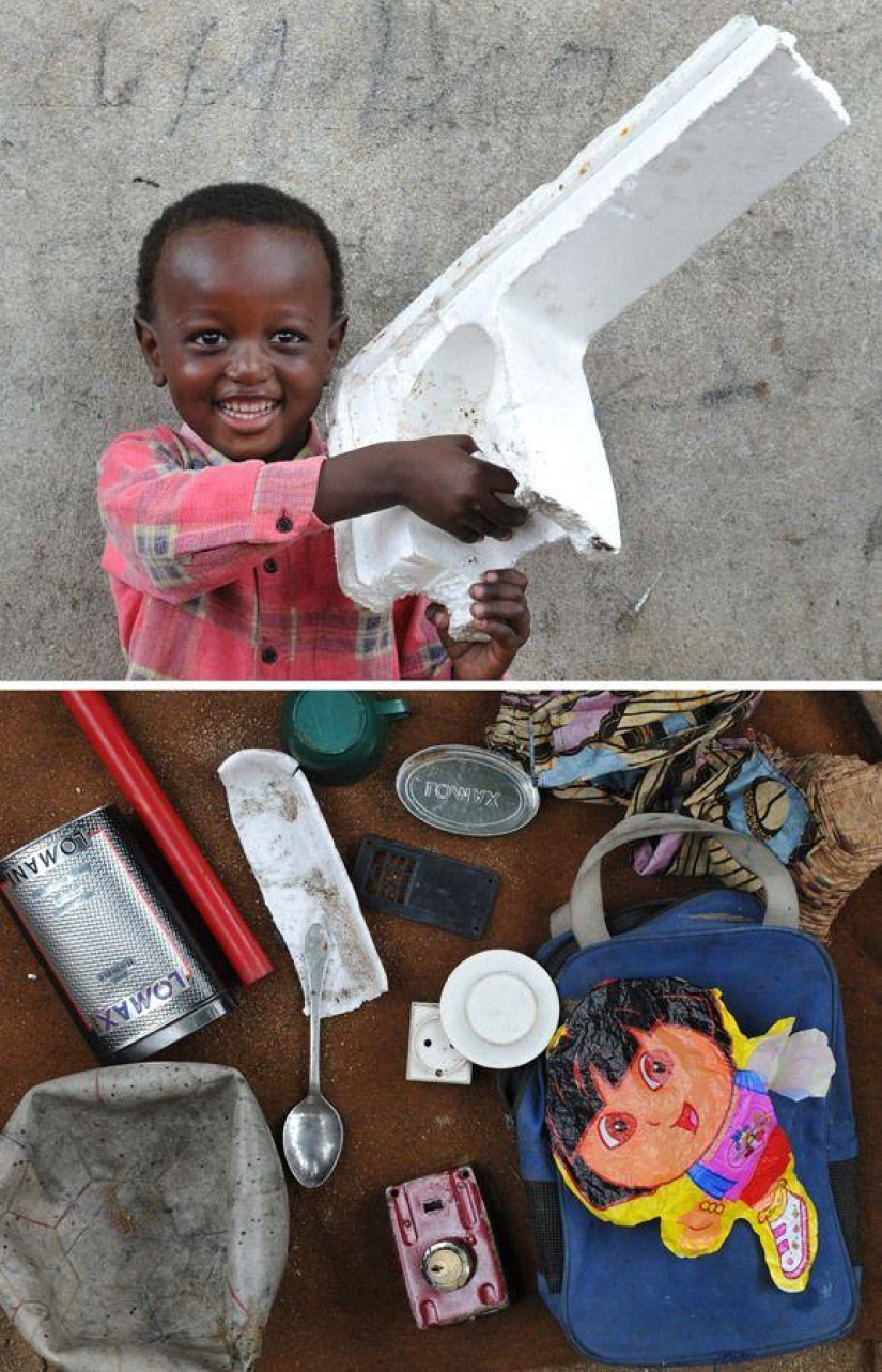 What children play in African slums