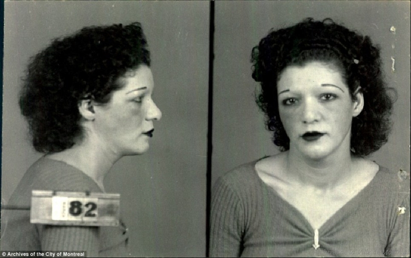What did Canadian prostitutes of the 1940s look like