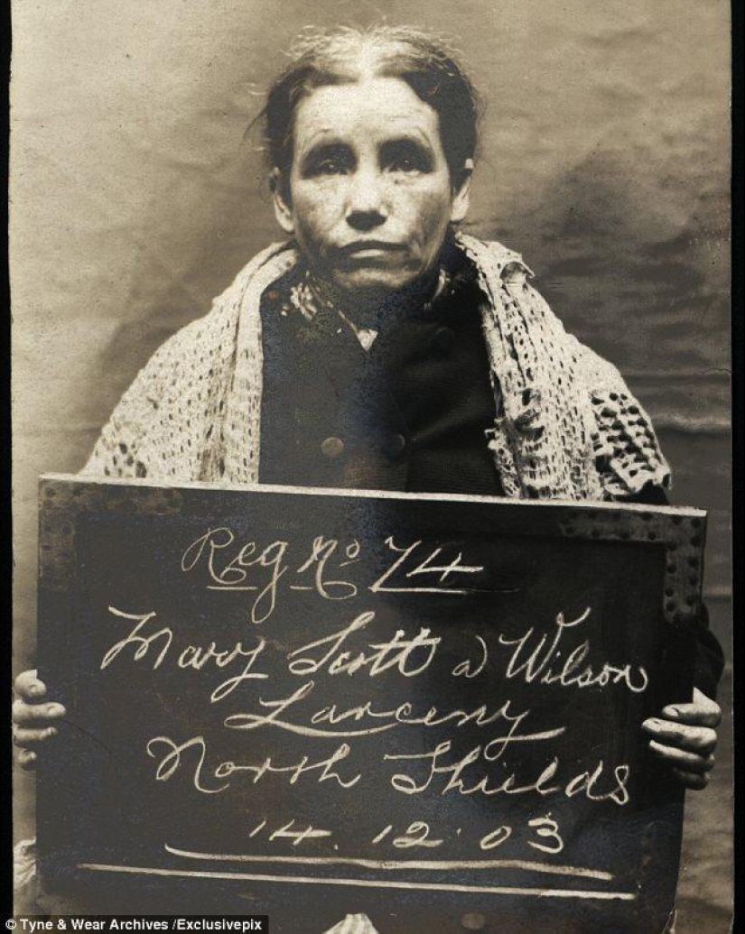 What did the British criminals of a century ago look like