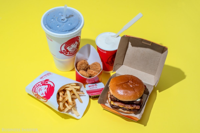 What do 2 thousand calories look like in the form of fast food dishes