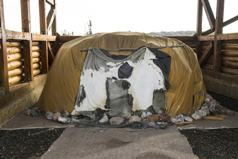 What does a prison in the Canadian Arctic look like with a steam room and a place for fumigation?