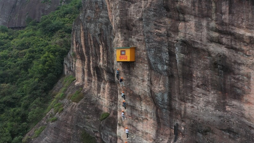 What does the most inconvenient store in the world look like?